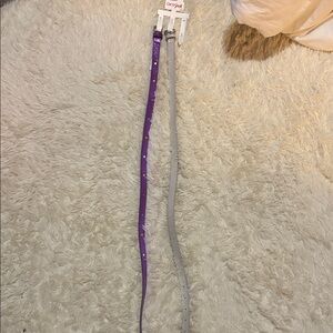 Cat & Jack Purple and Silver Belts